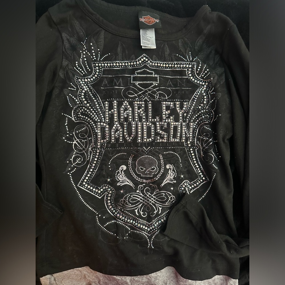 harley davidson mcbling long sleeve